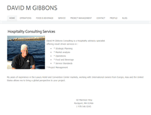 Tablet Screenshot of gibbonshospitality.net